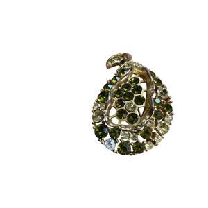 55. Rhinestone Lisner Brooch